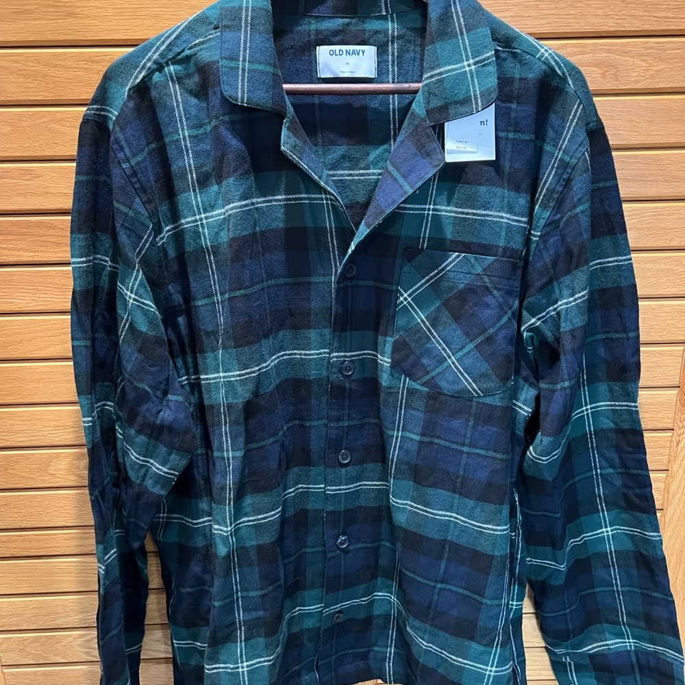 Old Navy Men's plaid pajamas NWT